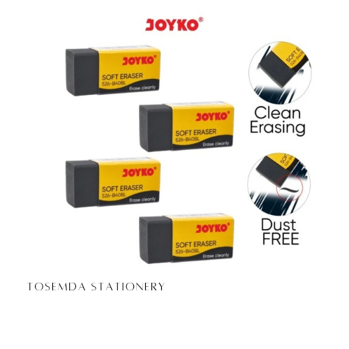 

Eraser Joyko 526-B40BL ( Black ) / Penghapus Hitam Joyko / PCS / Satuan