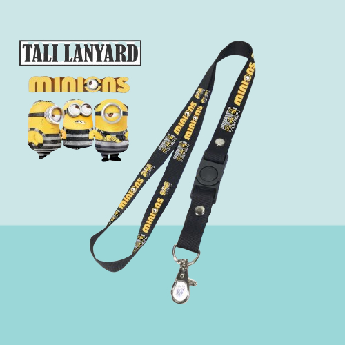 

TALI LANYARD MINIONS DESPICABLE ME - TALI ID CARD MINNIONS ILLUMINATION ENTERTAINMENT GANTUNGAN HP GANTUNGAN KUNCI GANTUNGAN FLASHDISK GANTUNGAN NAMETAG TALI LANYARD BEST SELLER COD