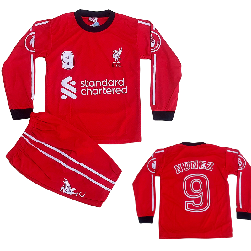 setelan baju kiper anak/setelan baju bola kiper liverpool