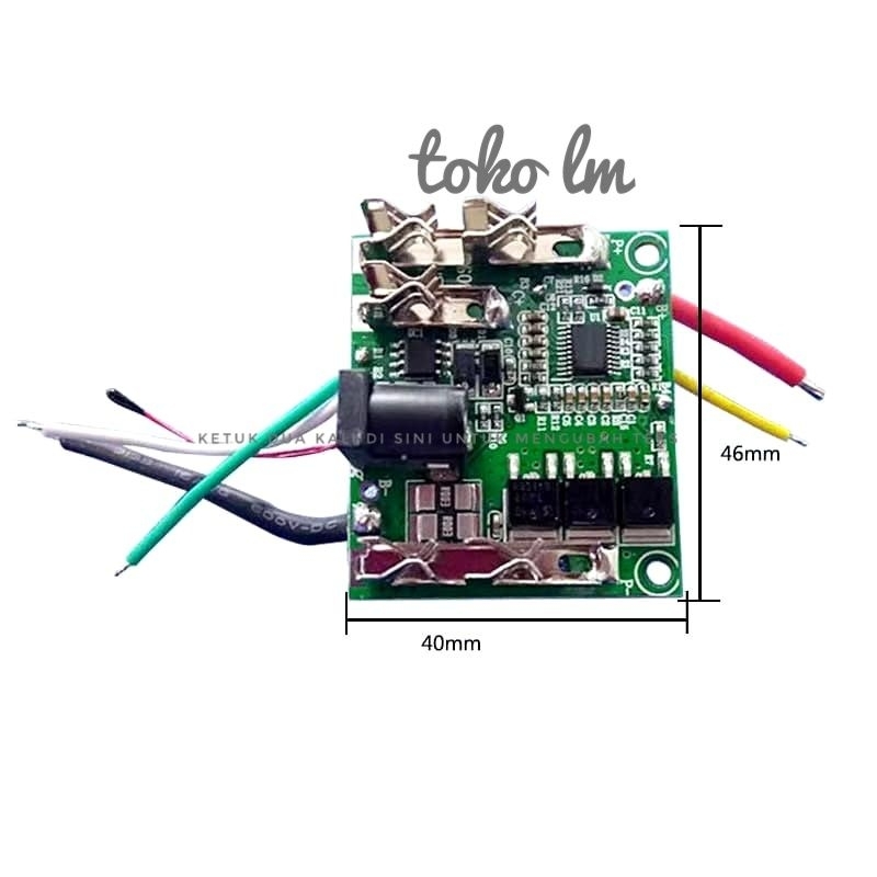 BMS MODUL BATERAI 5S 18V 20V 21V 36V 48V 88V 98V 99V DAN MAKITA BMS BATERAI CORDLESS LXT