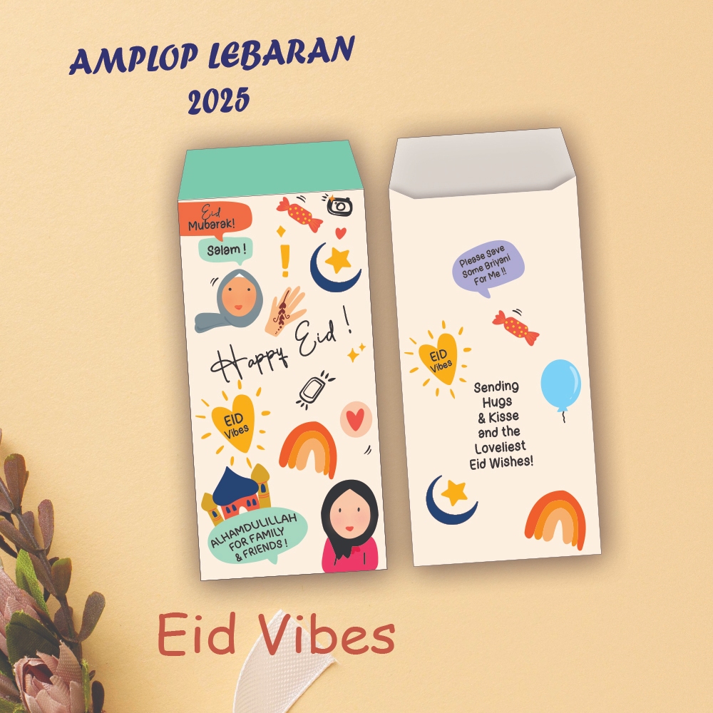 

( 10 PCS) AMPLOP LEBARAN/AMPLOP ANGPAO LEBARAN MURAH /ECERAN/BESAR