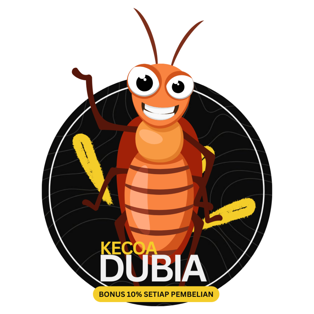 Mainan edukasi Kecoa Dubia indukan, minim 20, bonus 10%