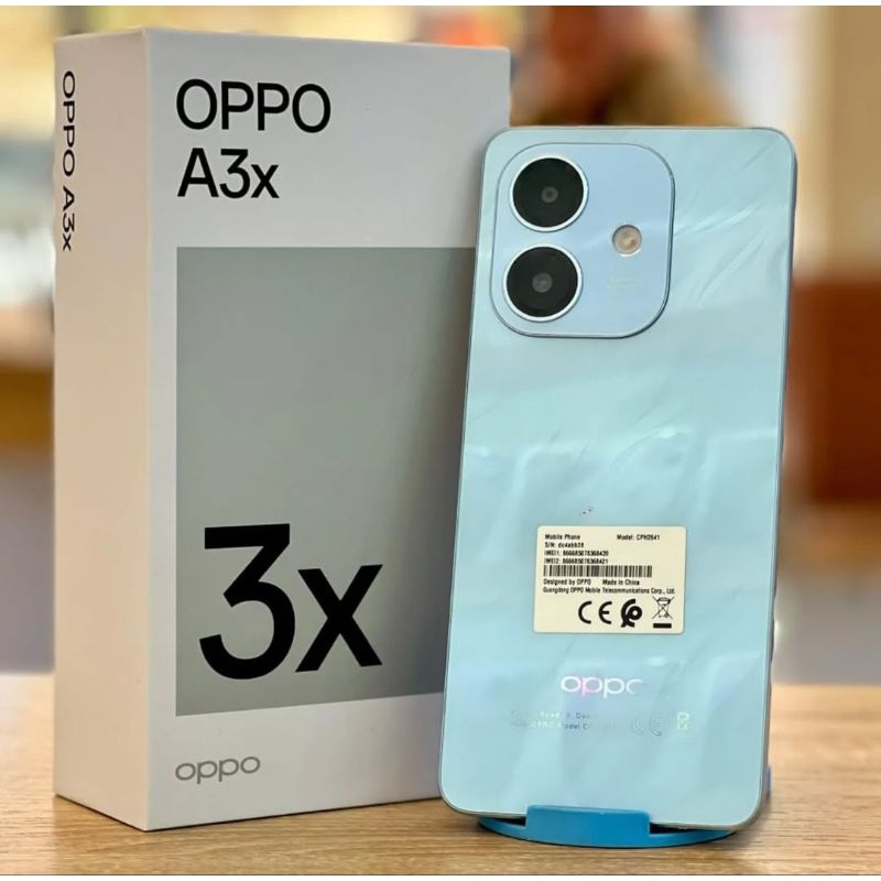 OPPO A3X TERBARU RAM 8/256GN SECOND FULLSET MULUS 100% garansi original