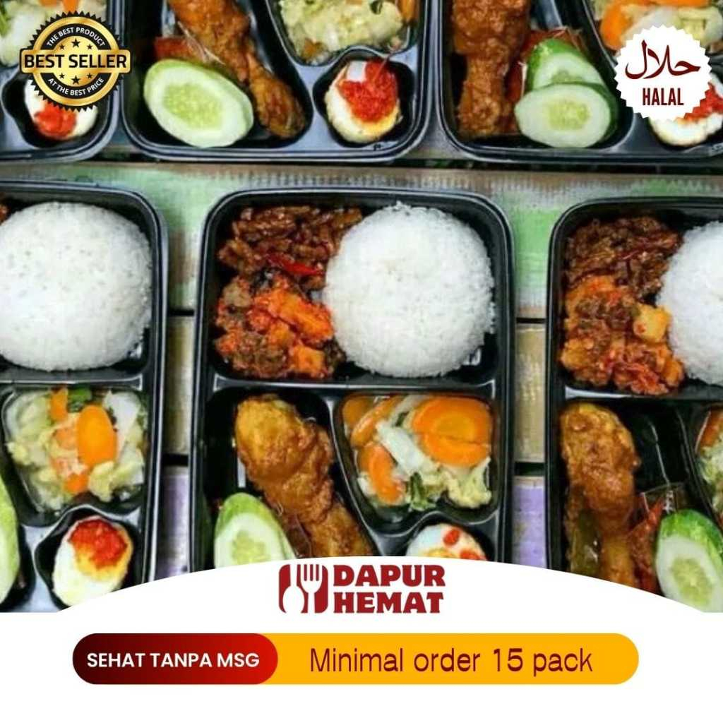 

Dapur Hemat - MENU BARU Paket Nasi Bento Ayam Pot 8 Murah Enak Lengkap Makanan Siap Saji Halal