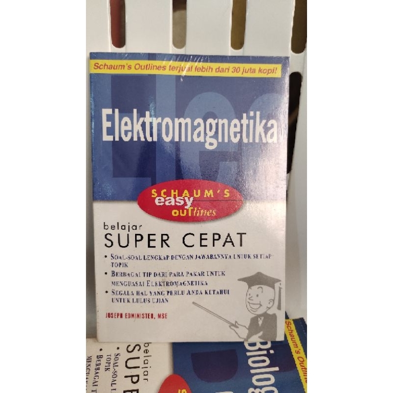 buku elektromagnetika "schaum's easy outlines" joseph edminister,mse