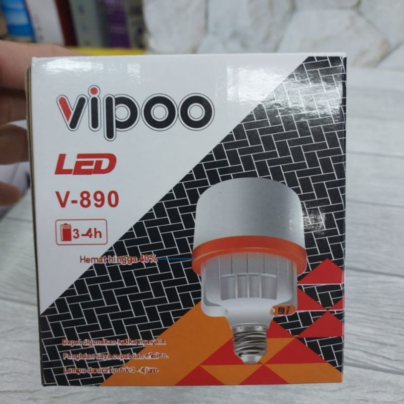Bohlam lampu vipoo 35W LED Lampu darurat teleskopik emergency dengan baterai lithium murah meriah