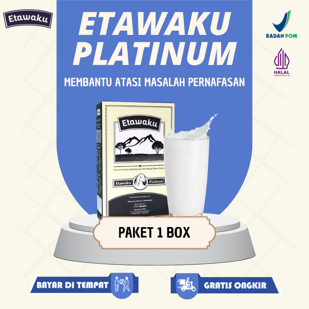 

Etawaku Platinum Susu Bubuk Kambing Etawa Original 200 Gram Solusi Masalah Nyeri Sendi Dan Obat Asma