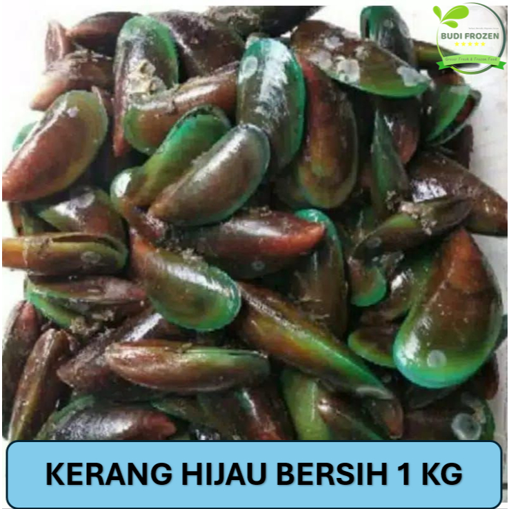 

KERANG HIJAU BERSIH / KERANG HIJAU FROZEN 1 KG