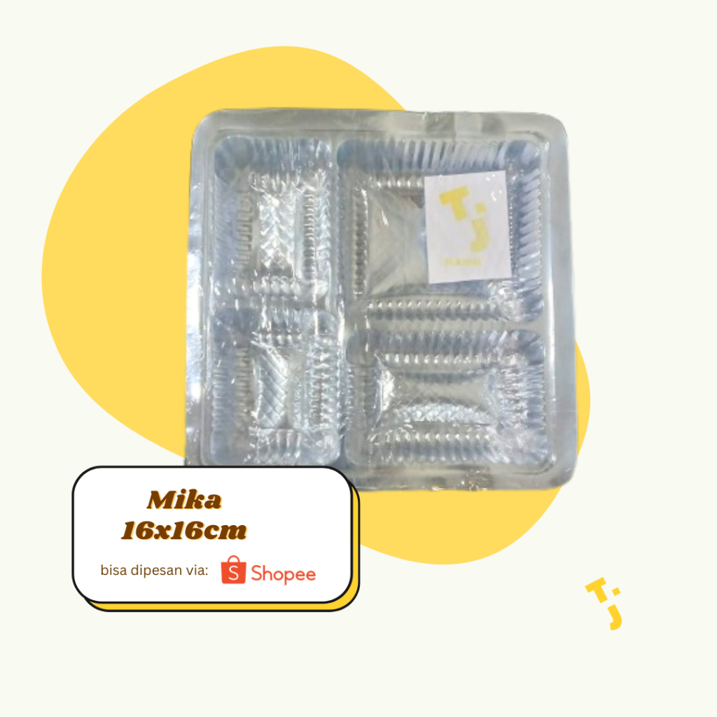 TJ Plastik Mika Nasi Box 16x16cm