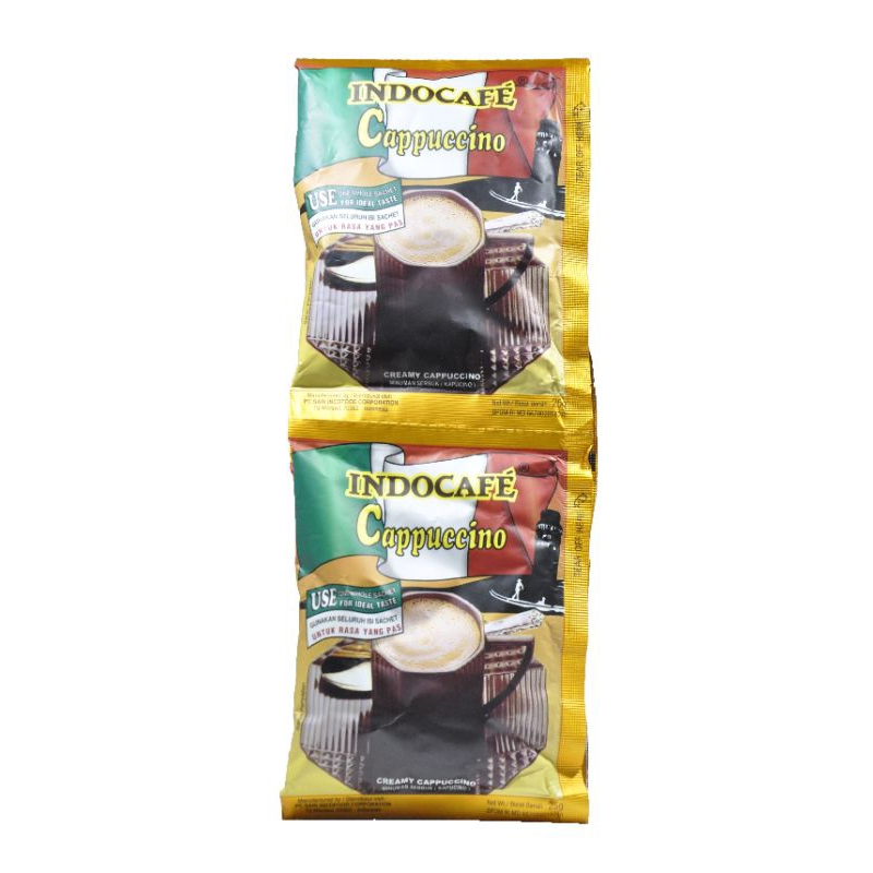 

INDOCAFE KOPI CAPPUCCINO SACHET 1 RENCENG