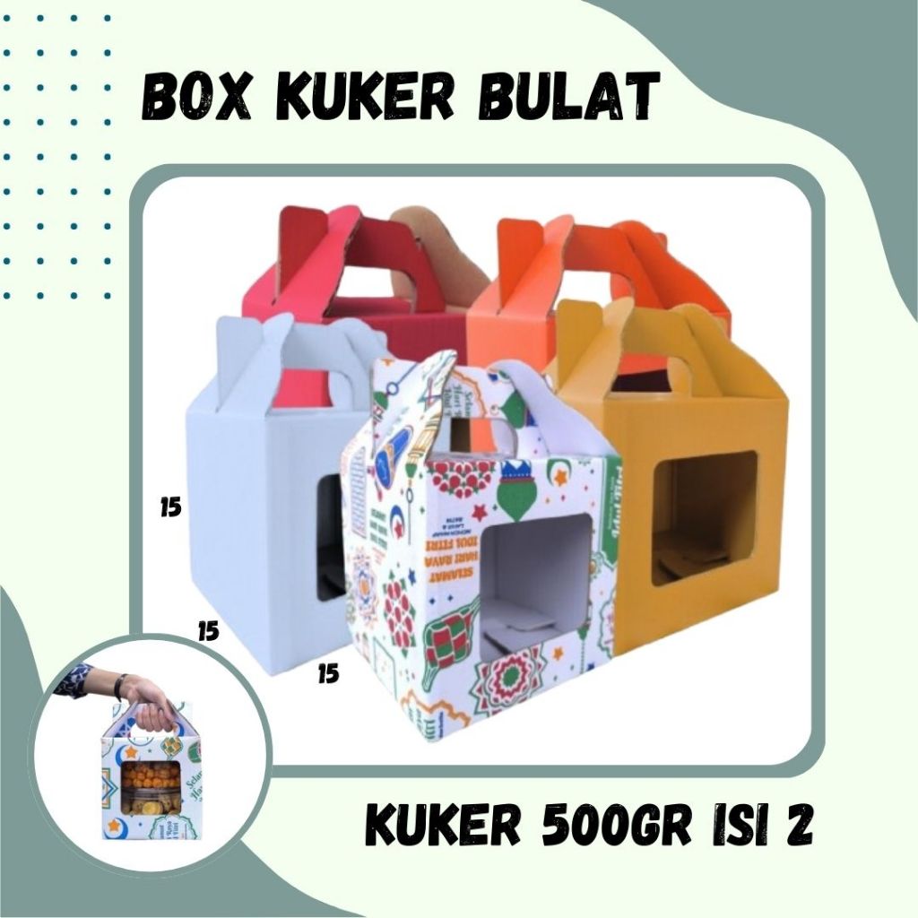 

Kardus Jinjing 15x15x15 Gable Box Dus Parcel Packing Buah Hampers Kemasan Idul fitri