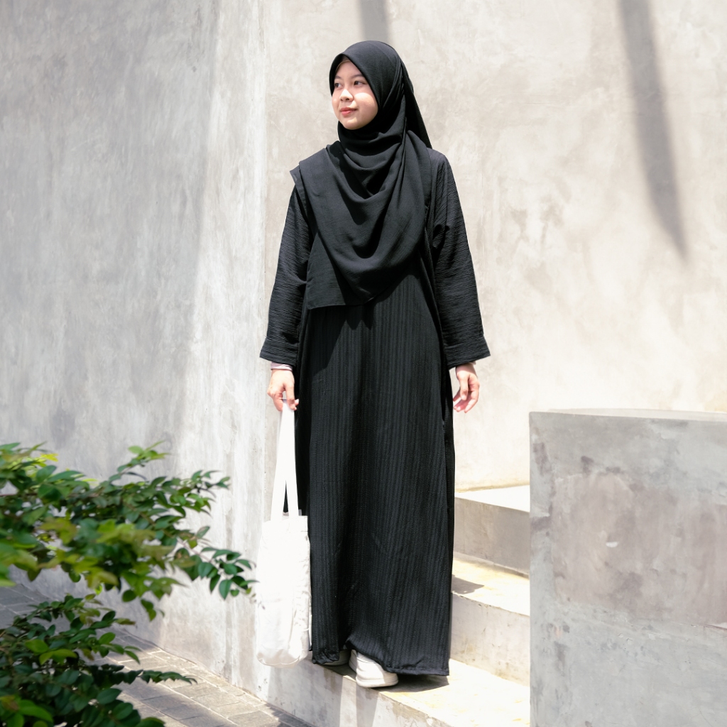 [READY STOCK] ABAYA TAZA 2.0 BY HIJAB ALILA | GAMIS ABAYA DAILY | ABAYA CANTIK ORI BY HIJAB ALILA