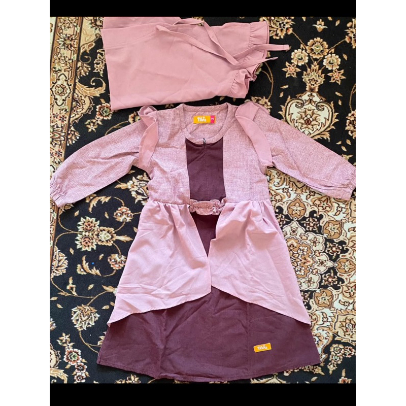 PL GAMIS NIBRAS ANAK UKURAN P0 LIKENEW