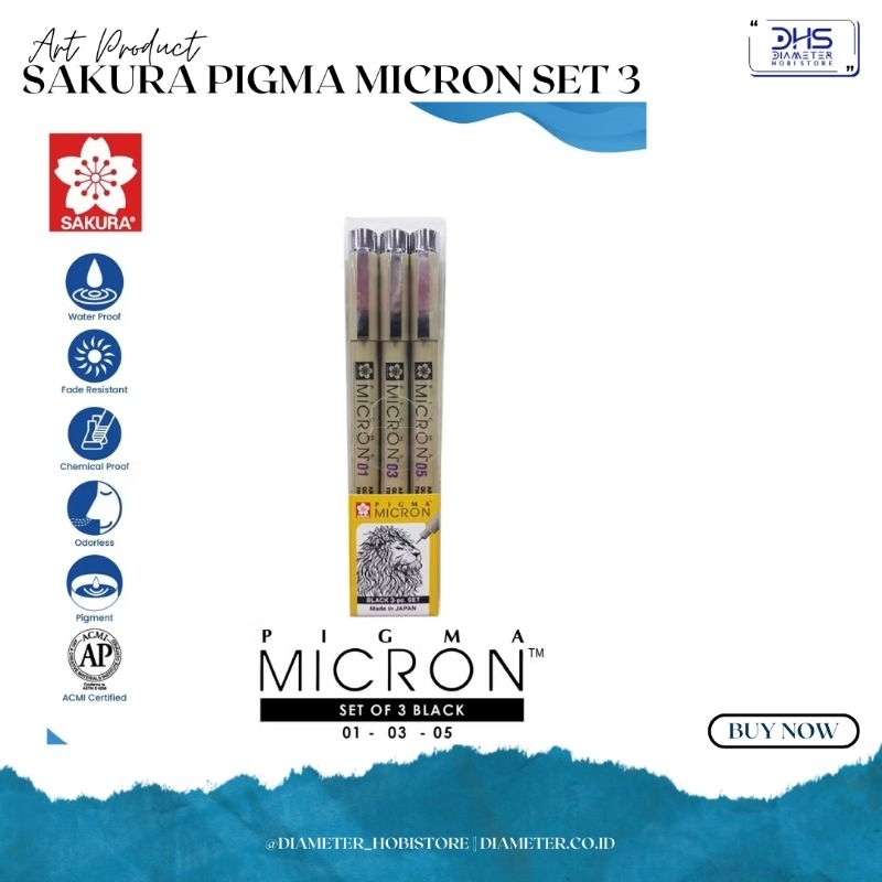 

Sakura pigma micron set 3