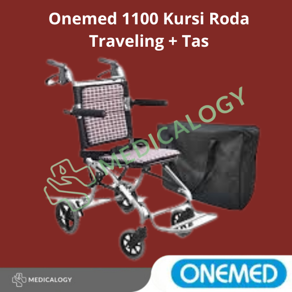 Onemed 1100 Kursi Roda Traveling + Tas