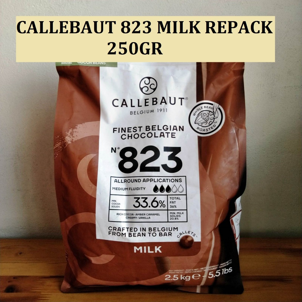 

Callebaut Belgian Chocolate Milk 823 Repack 250gr ( ONLY INSTANT)