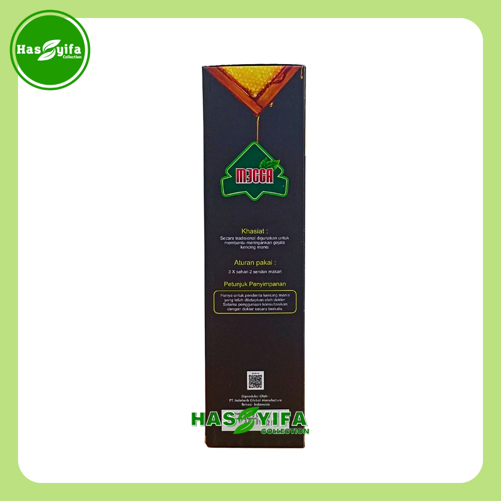 

GFD Madu Hitam Pahit Ramuan Herbal Propolis Bidara Mecca gram