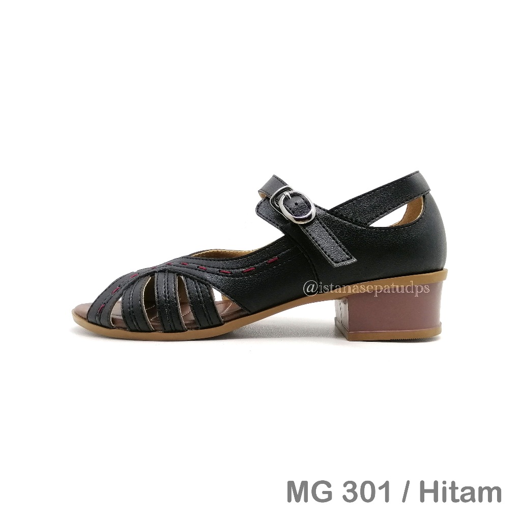 Sandal Kenip Wanita Belief MG 301, Hitam, Ringan, Nyaman