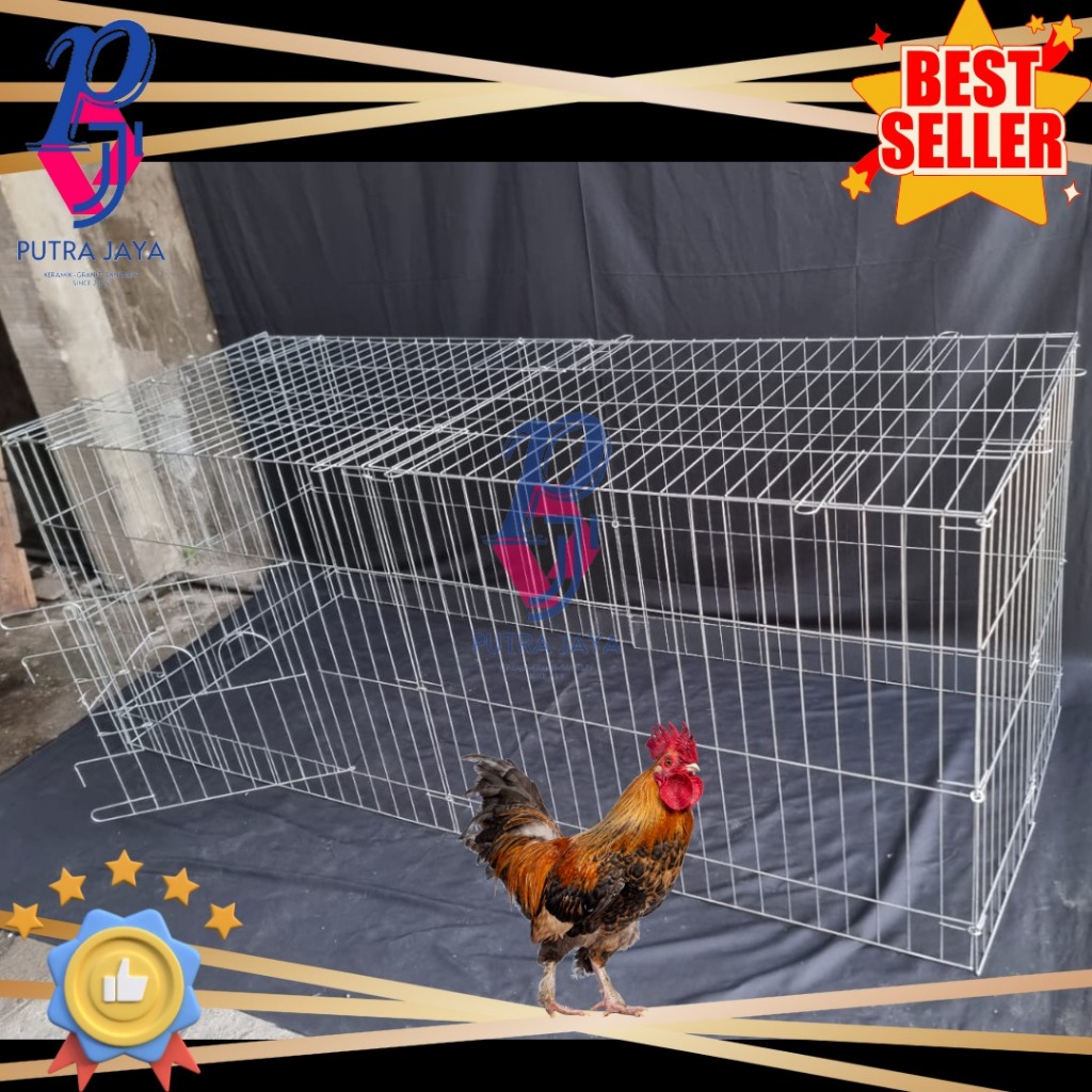 Kandang Ayam / Kurungan Ayam Bahan Galvanis Bentuk UMBARAN