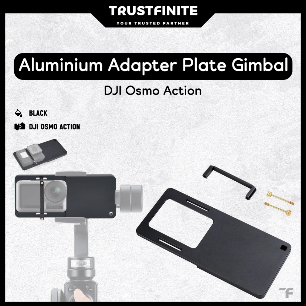 Adapter Mount Plate DJI Osmo Action GoPro Yi Brica for Osmo Zhiyun Moz