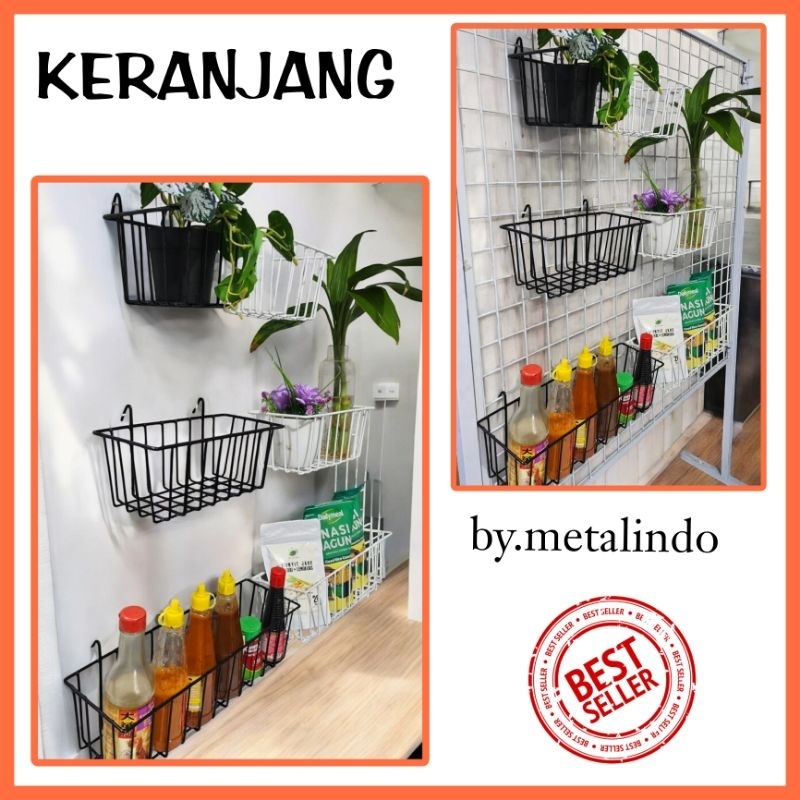 Keranjang Serbaguna Keranjang Multifungsi Rak Gantung Dapur Rak Gantung Serbaguna