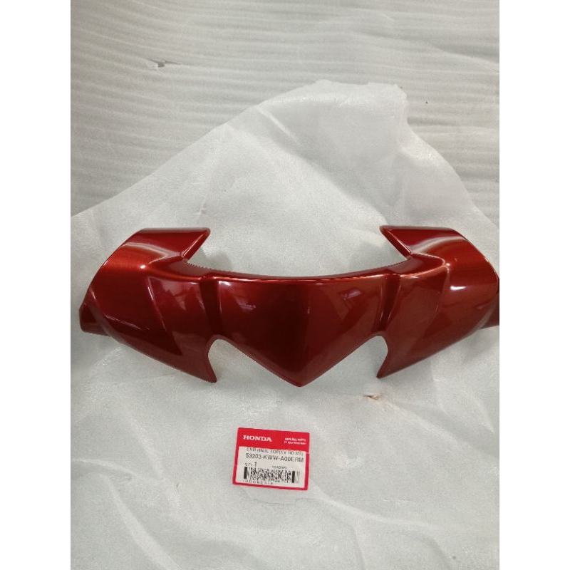 53203-Kww-A00ERM Batok Depan Cover Handle Top absolut Revo merah maroon original ahm