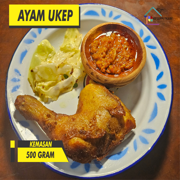 

Ayam Ukep Siap Goreng Kemasan 500gr
