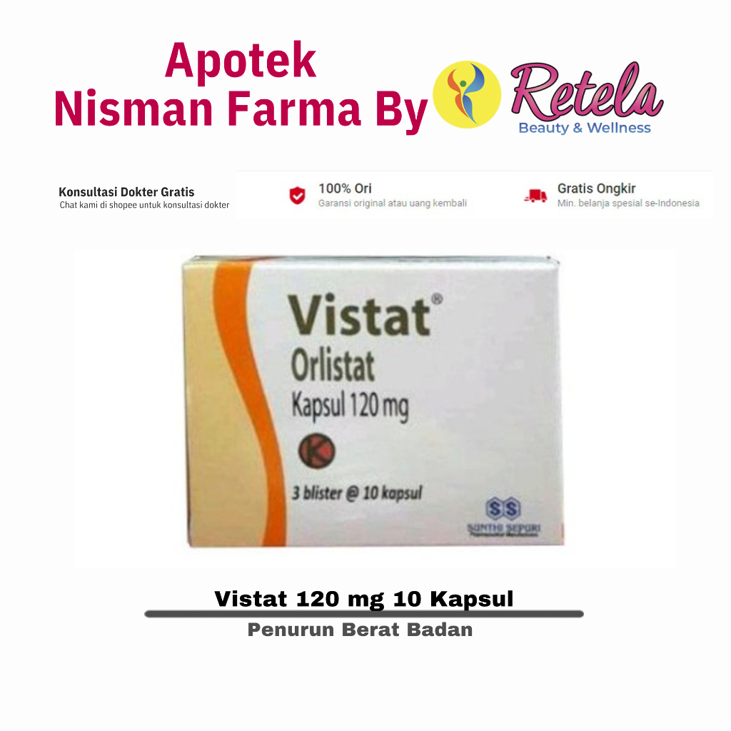 Vistat 120 mg 10 Kapsul