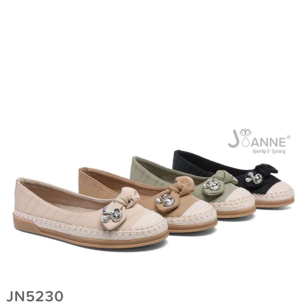 JOANNE JN5230 Ribbon Rabbit Flats Sepatu Wanita