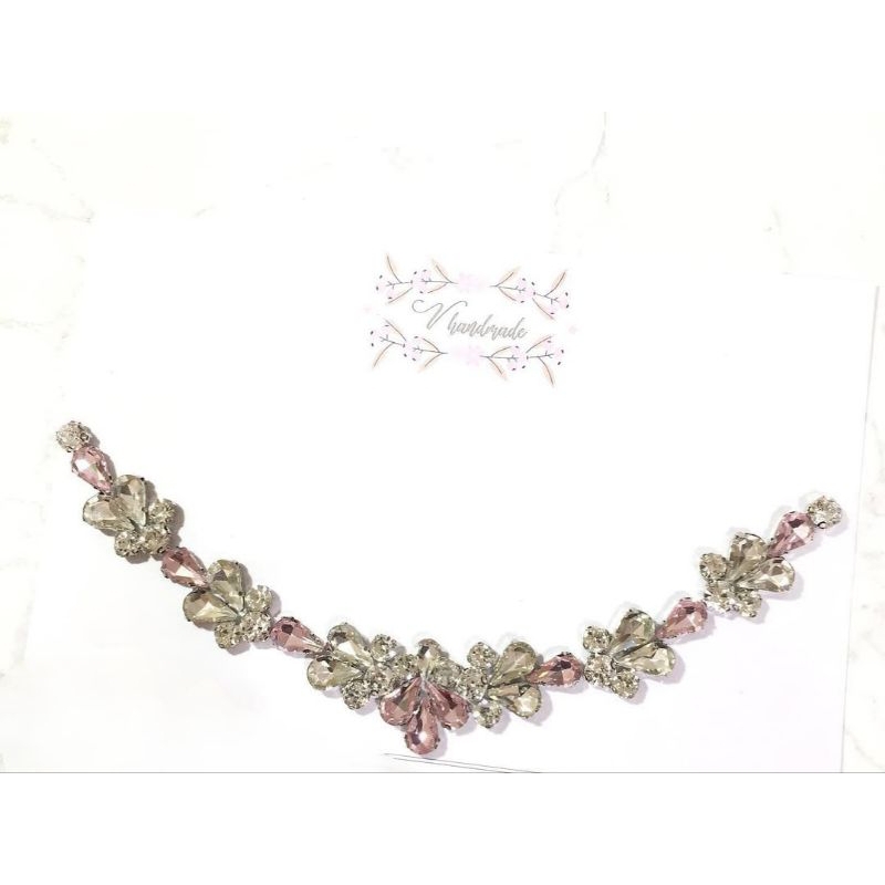 V_handmade / PAYET RANGKAI LEHER ( PAULIN ) Pink