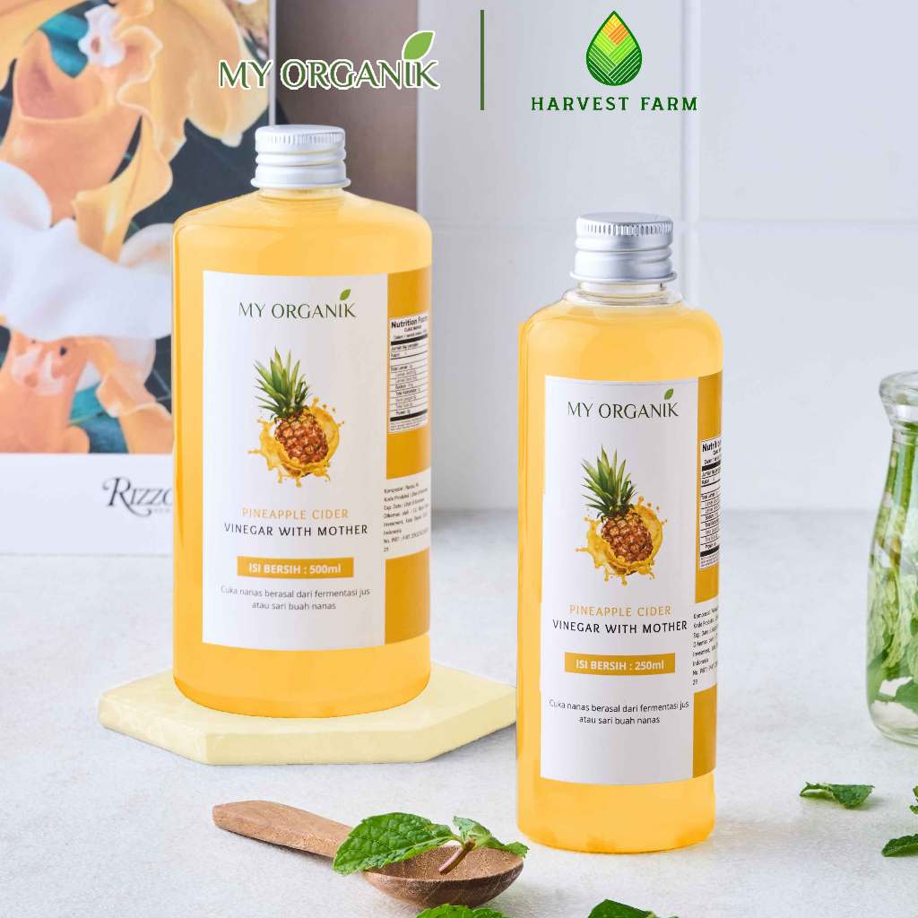 

My Organik Cuka Nanas With Mother Asli 100% Tanpa Campuran Apapun Ampuh Kontrol Gula Darah