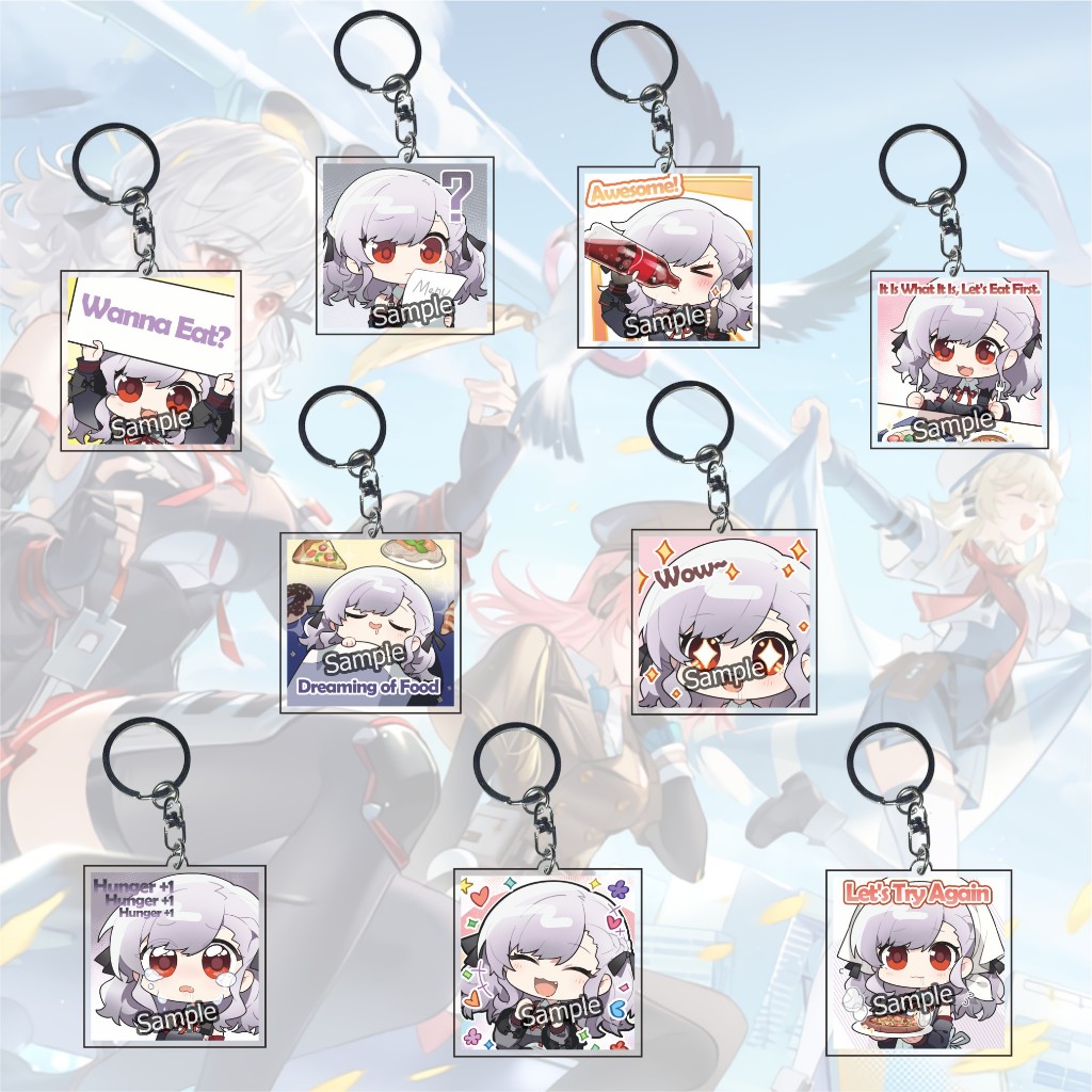 Gantungan Kunci Girls' Frontline Exilium Sabrina ALL - Ganci - Key Chain - Anime - Game