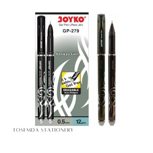 

Pen Gel Erasable Joyko GP 279 - Shokyo Bisa Dihapus - ( Hitam ) / PCS / Satuan