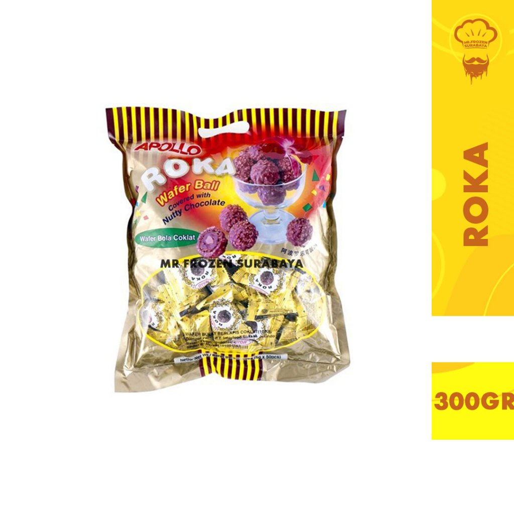 

Apollo Roka Coklat Kemasam Refill 300gr Isi 50pc