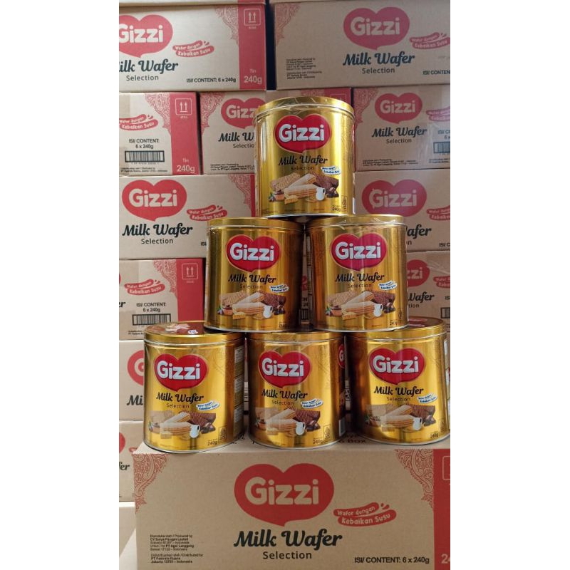 

GIZZI MILK WAFER 6X 240GR 1DOS