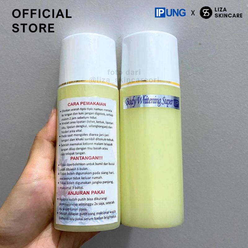 Body Whitening Super (Kode 004001) HB Malam Dosis Tinggi IP Skincare / IPUNG