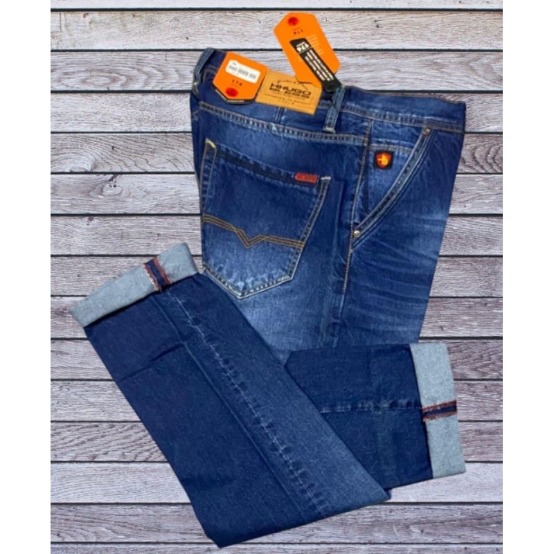CELANA PANJANG JEANS PRIA XHUGO BLESS DENIM/CELANA FASHION REGULER FIT