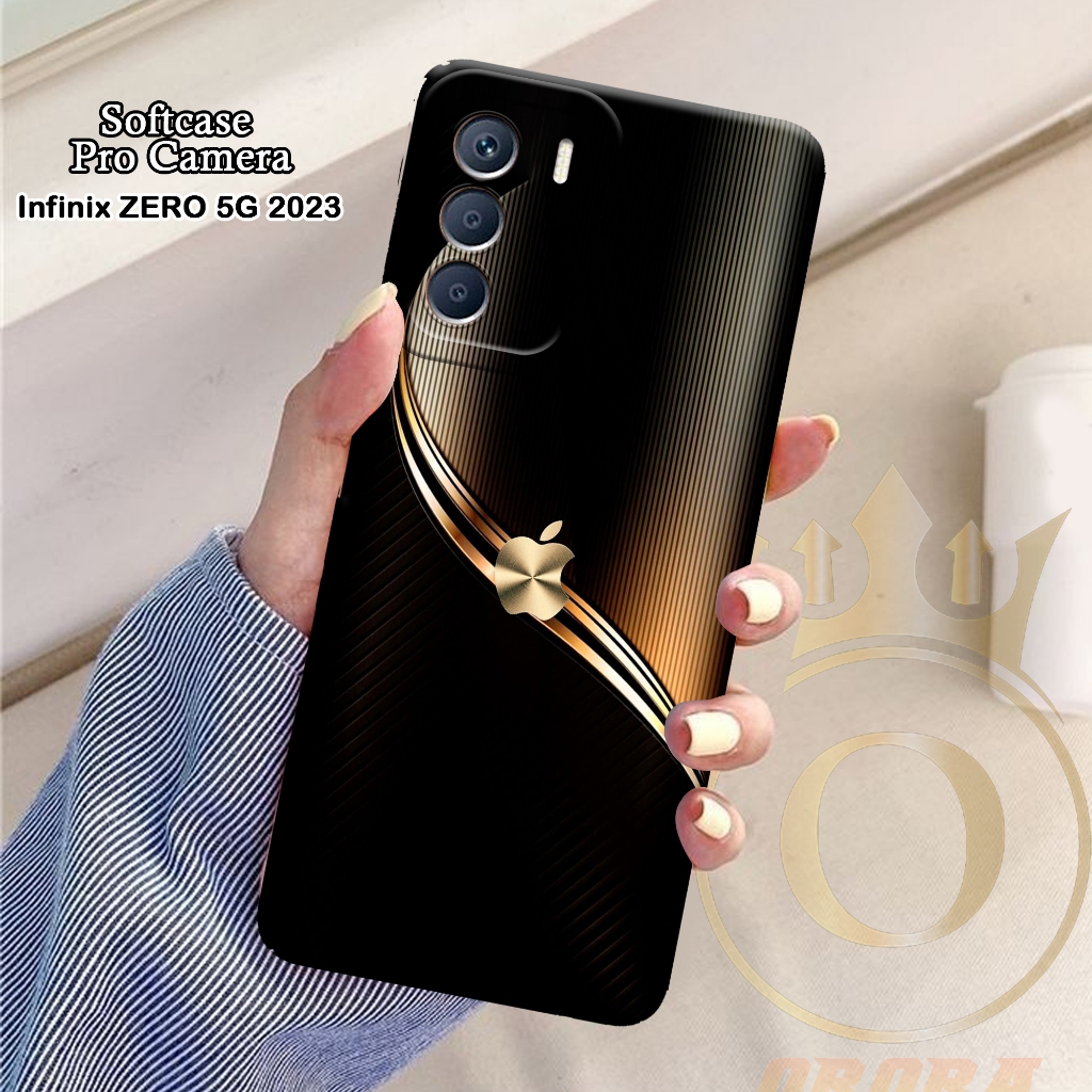 Softcase Infinix Zero 30 5G 2023 - Orora - Casing Infinix Zero 30 5G 2023 - Motif case  Logo - Infin