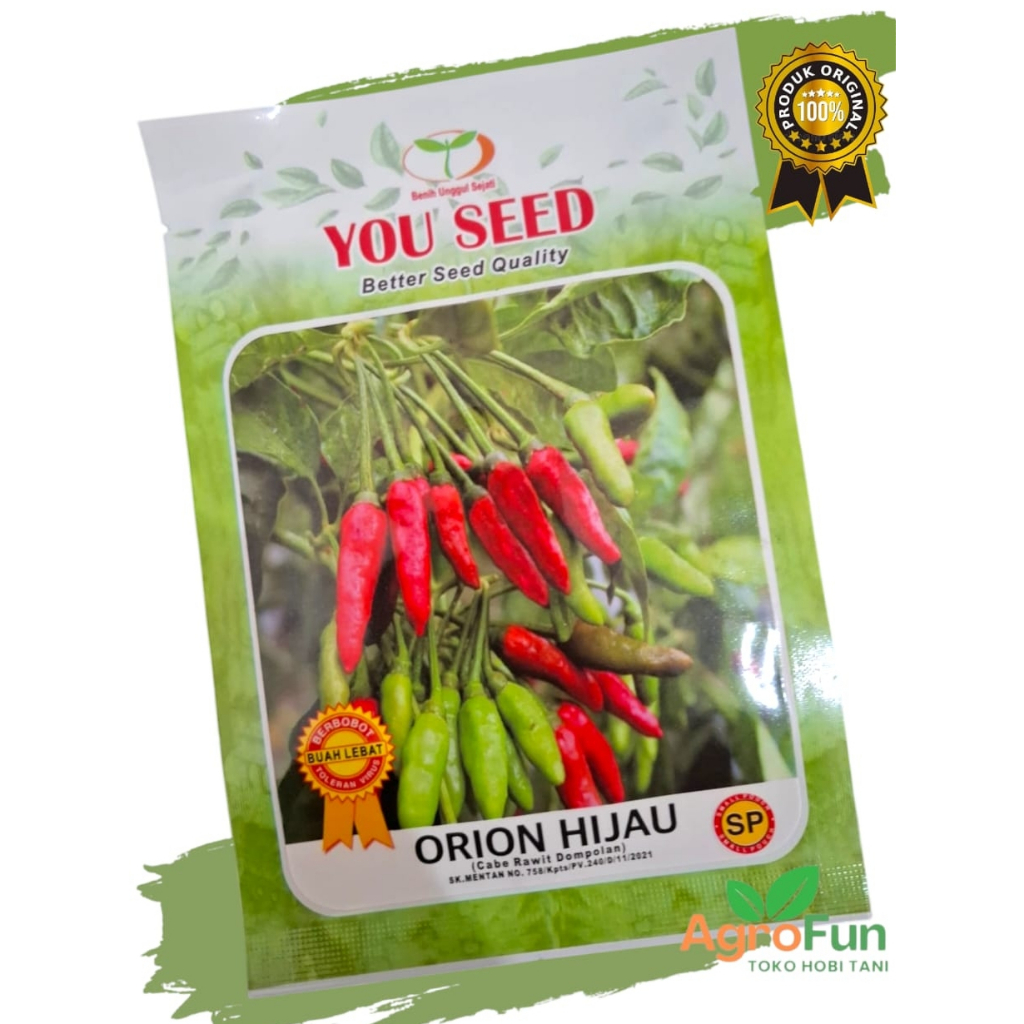 Benih cabe dompolan ORION @10 gr