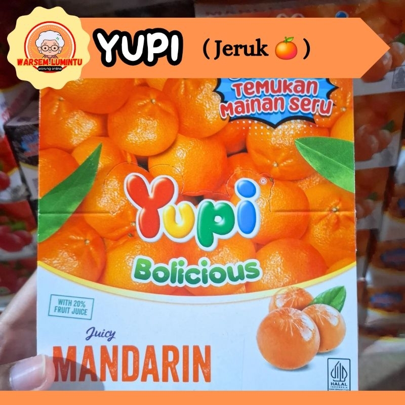 

YUPI BOLICIOUS JERUK JUICY MANDARIN