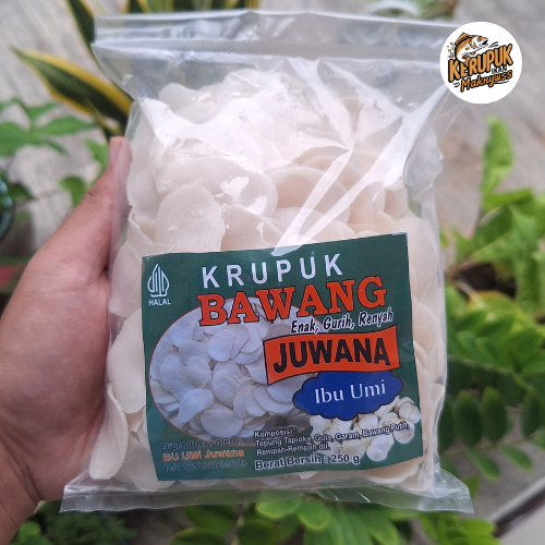 

Krupuk Bawang Ibu Umi Mentah Asli Khas Juwana Pati 250gram
