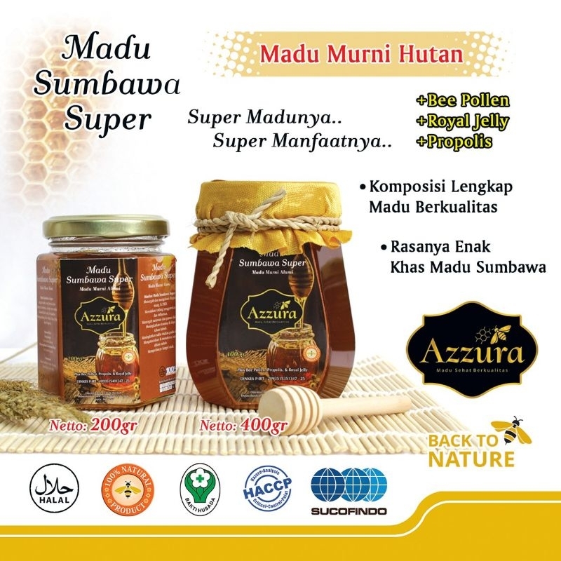 

Madu azzura-Madu sumbawa super-madu murni hutan