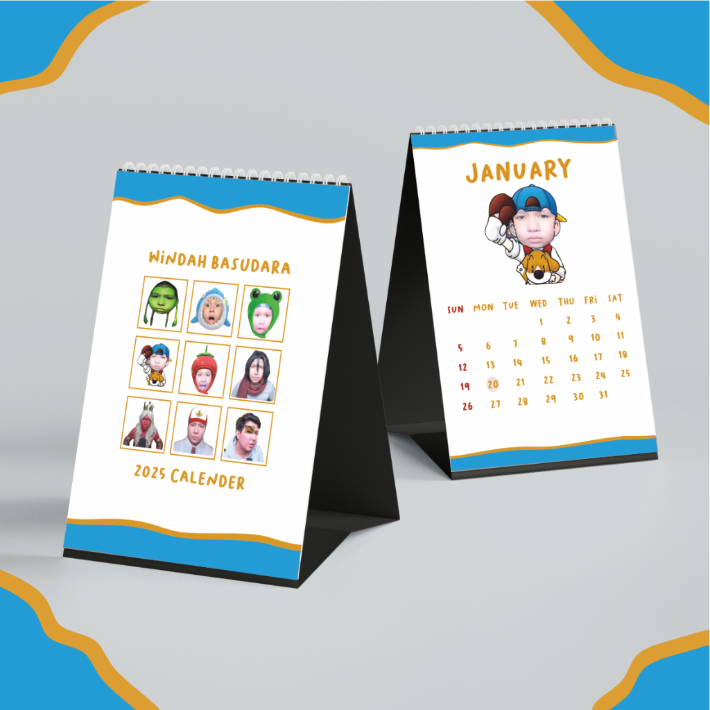 

KALENDER MEJA WINDAH BASUDARA 2025 A6 | WINDAH | DESK CALENDER