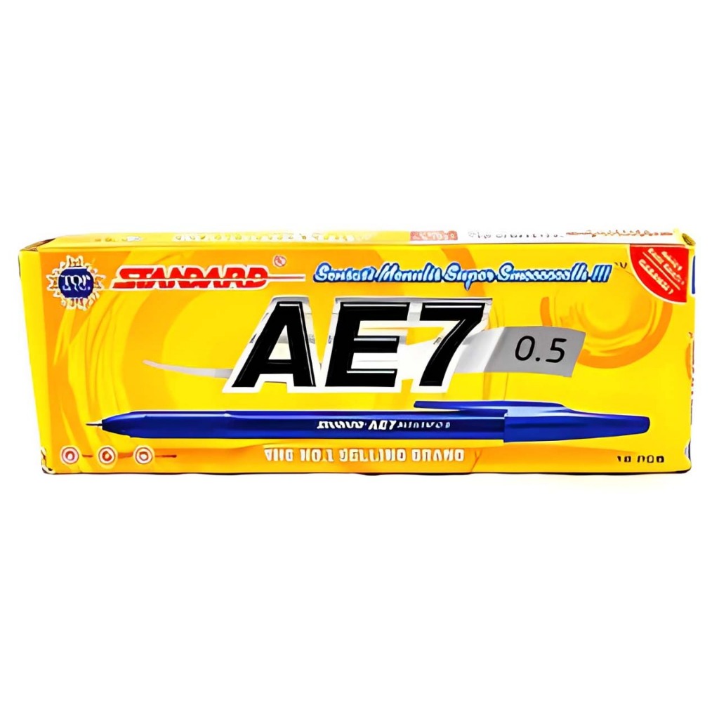 

Standard Pulpen AE-7 Alfa Tip Blue 0.5mm 1box(12pcs)