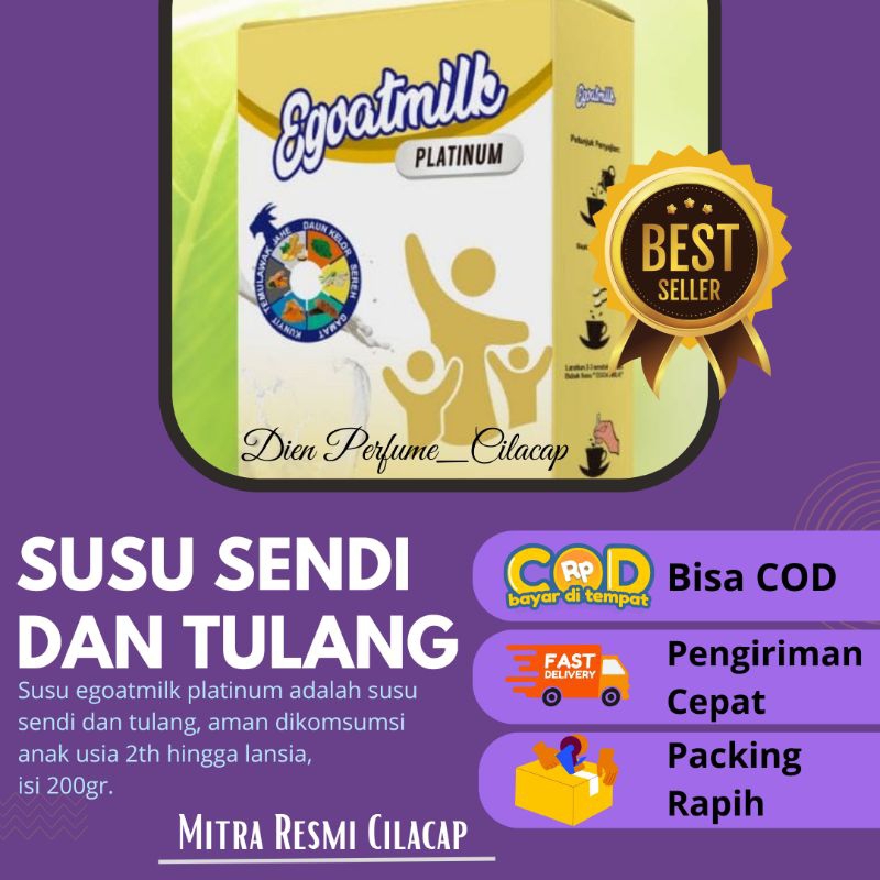

FREE GIFT | EGOATMILK PLATINUM | Susu Etawa 200gr , Susu Tulang dan Sendi, Susu Jahe, Temulawak, Gamat | Kemasan 200gr