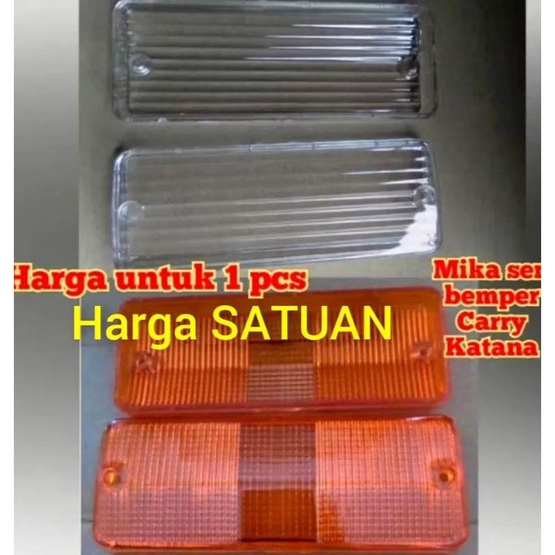 MIKA LAMPU SEN BEMPER MOBIL SUZUKI CARRY ST 100 1.0 EXTRA JIMNY KATANA MIKA KUNING / CRYSTAL TERLARI