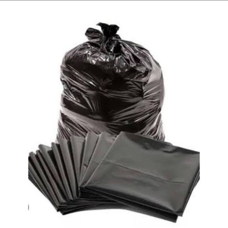 Kantong Plastik Sampah Hitam / Trash Bag / Plastik Kantong Sampah Warna Hitam / Kantong Plastik Samp