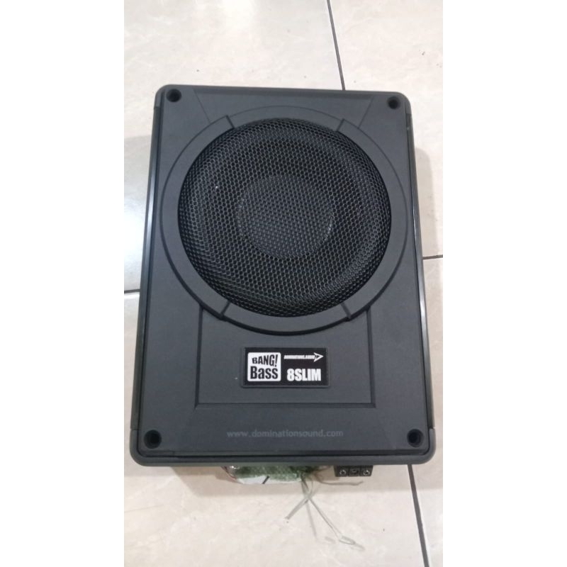Subwoofer Kolong DOMINATION Bekas mulus Mantap
