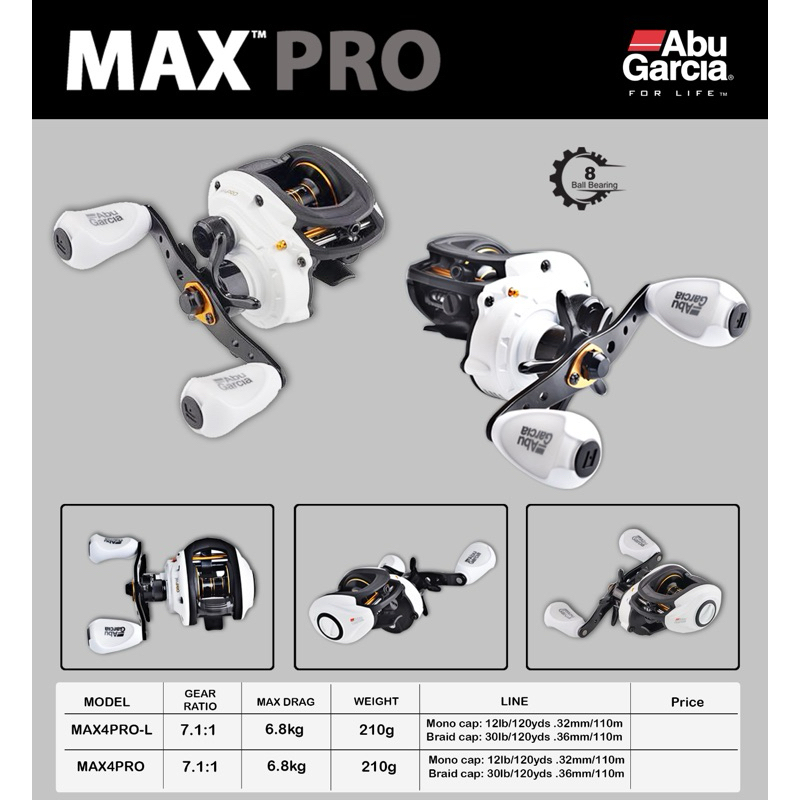 REEL BC ABU GARCIA MAX PRO