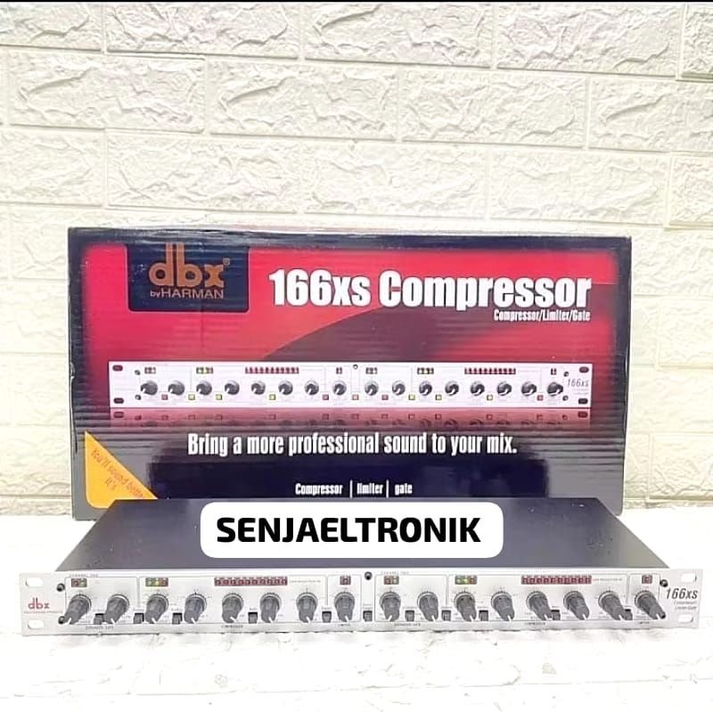 Compressor Limiter DBX 166XS Silver amplifier DBX 166 XS